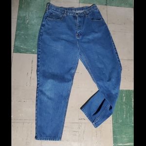 Well Loved Vintage High Rise Blue Mom Jeans